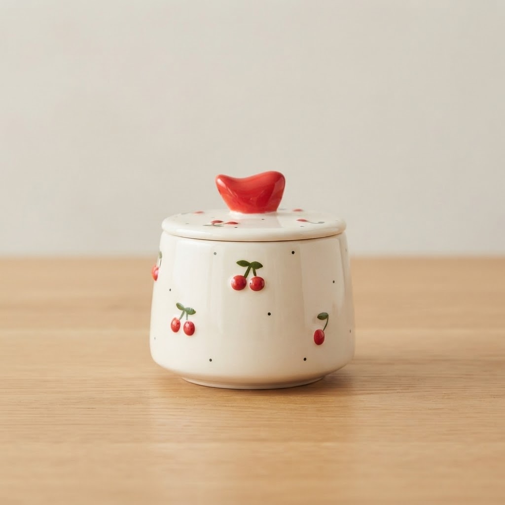 سرویس عصرونه خوری طرح گیلاسی