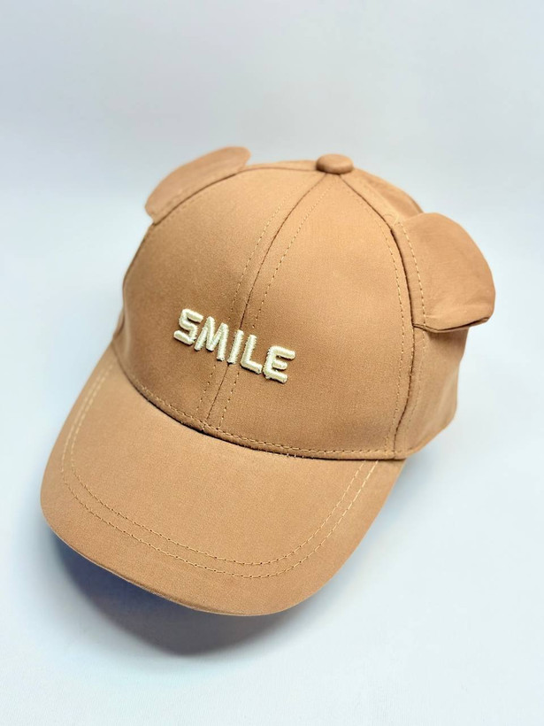 کلاه نقابدار بچگانه با گلدوزی کلمه SMILE