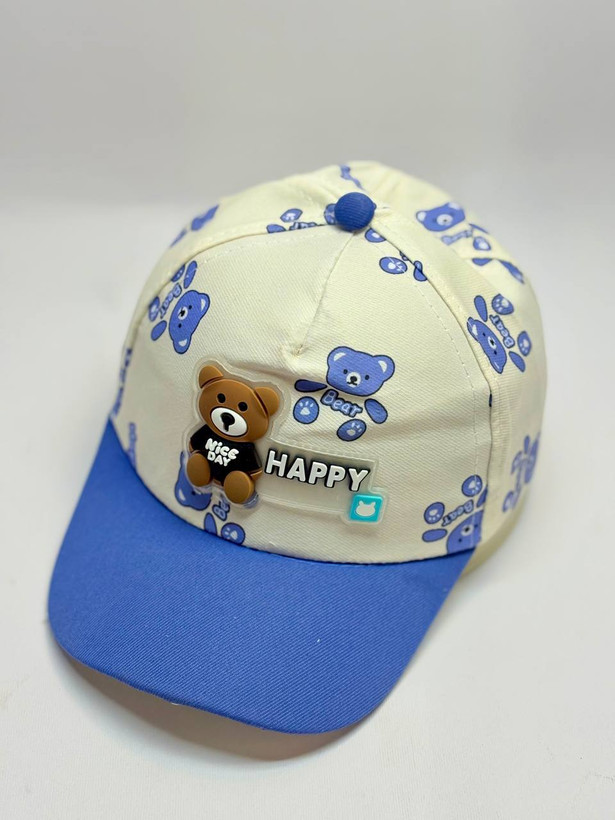 کلاه بیسبالی بچگانه طرح خرس HAPPY – شاد، فانتزی و باکیفیت
