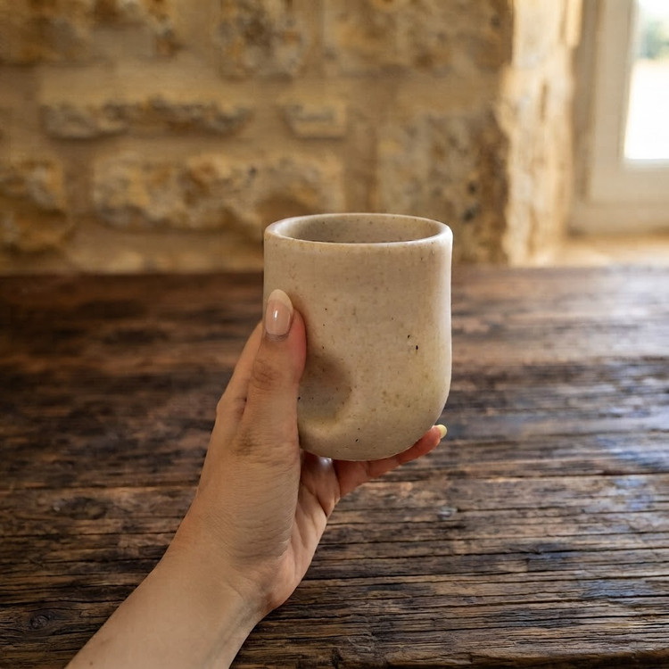 لیوان انگشتی روستیک دست ساز