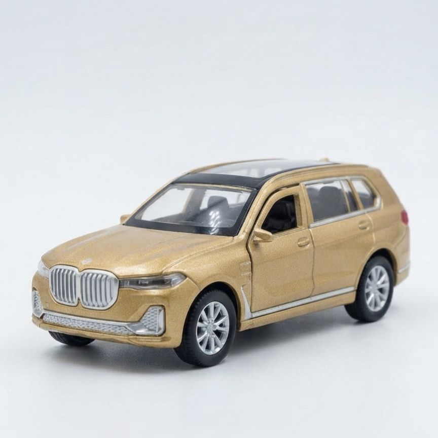 ماشین فلزی اسباب‌بازی مدل BMW X7 (موزیکال و چراغ‌دار)