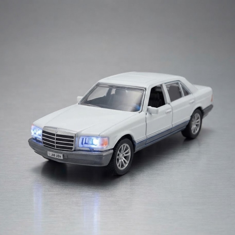 ماکت ماشین فلزی مرسدس بنز کلاسیک (W126)