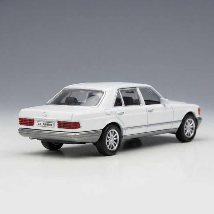 ماکت ماشین فلزی مرسدس بنز کلاسیک (W126)