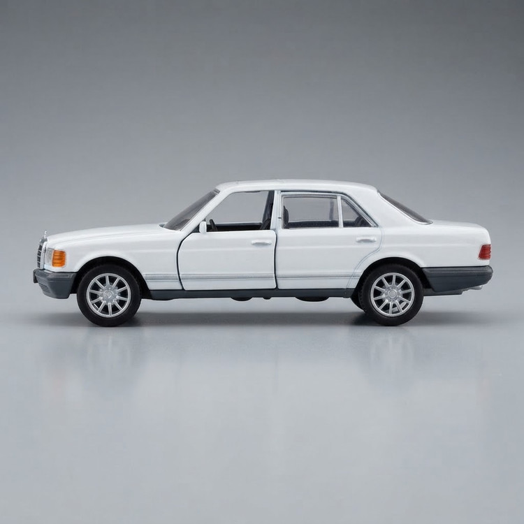 ماکت ماشین فلزی مرسدس بنز کلاسیک (W126)