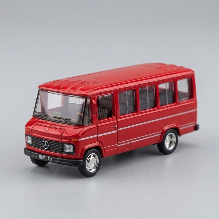 ماکت فلزی مینیبوس بنز کلاسیک موزیکال و چراغدار