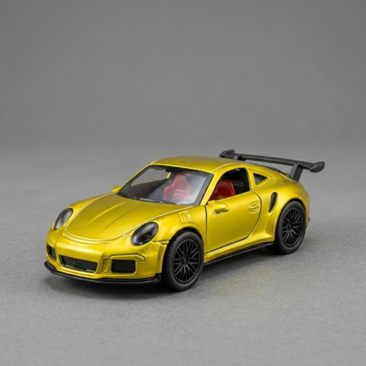ماکت ماشین فلزی پورشه 911 GT3 RS اسپرت موزیکال و چراغدار
